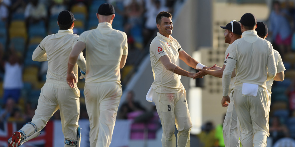 James Anderson West Indies England