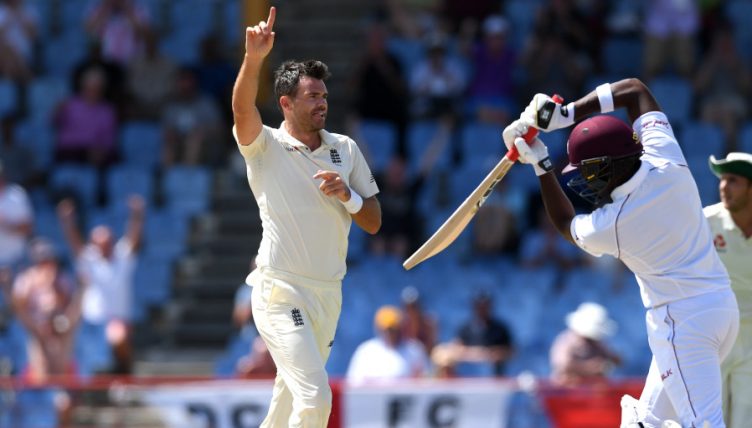 James Anderson England score