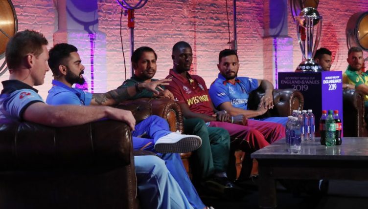 Cricket World Cup captains PA