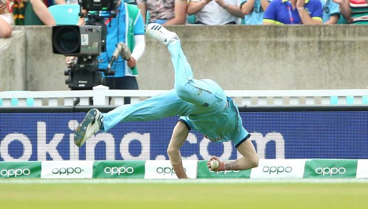 Ben Stokes catch England South Africa World Cup PA