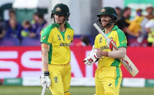 David Warner Steve Smith Australia PA
