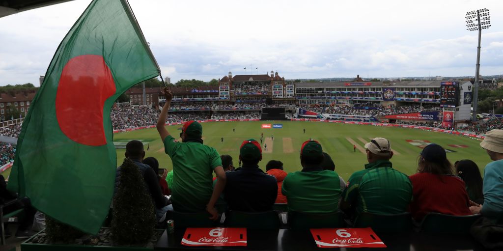 Bangladesh fans New Zealand The Oval World Cup PA