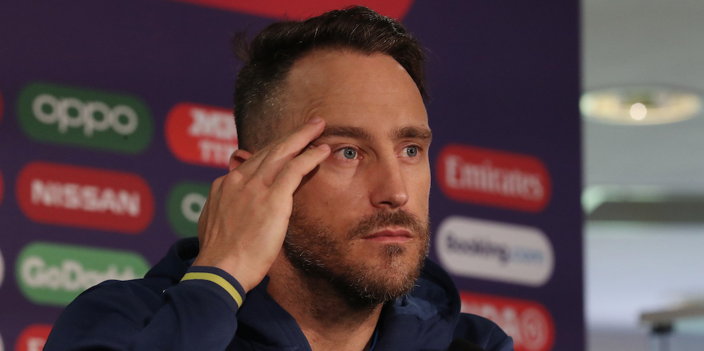 Faf Du Plessis doubtful for inaugural fourday Test against Zimbabwe