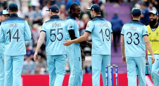 England celebrate World Cup Sky PA