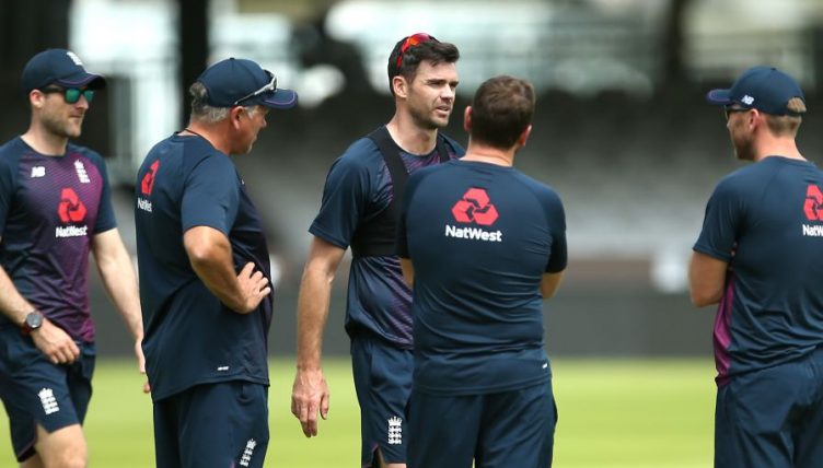 James Anderson England training Lord's