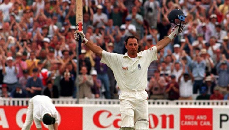Nasser Hussain Edgbaston double hundred Ashes 1997 PA