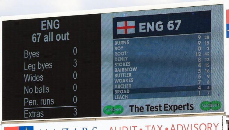 England 67 all out Ashes Australia Headingley PA