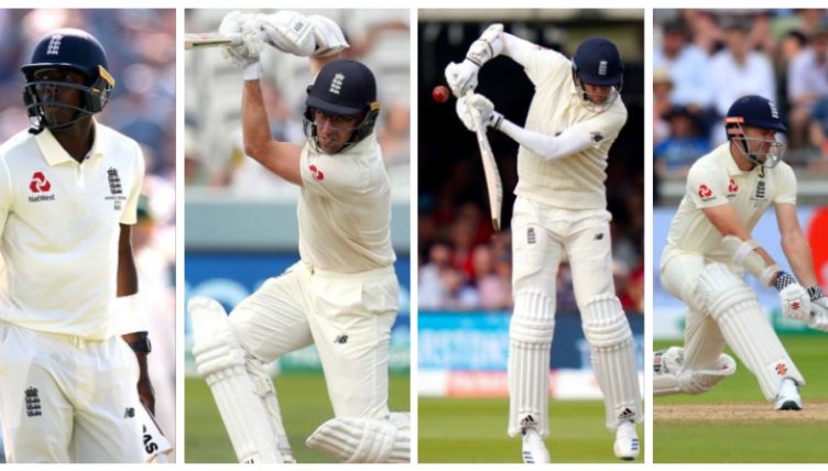 Jofra Archer Jack Leach Stuart Broad James Anderson England tail PA