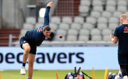 Craig Overton England nets Ashes Old Trafford PA