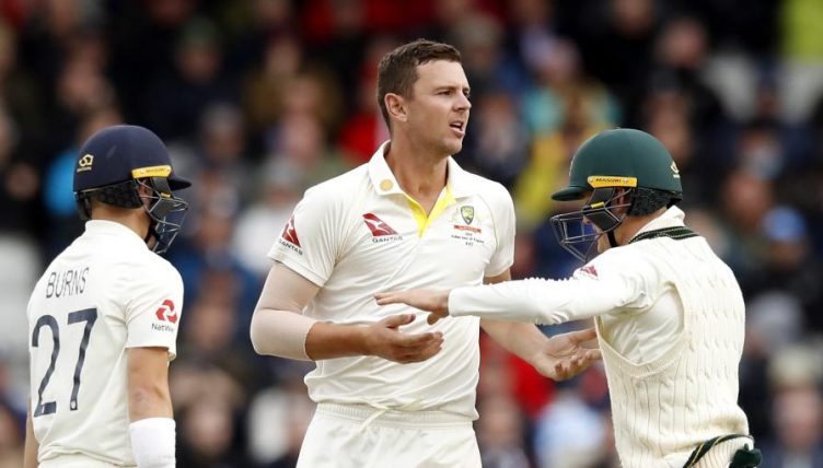 Rory Burns Josh Hazlewood England Australia Ashes Old Trafford PA