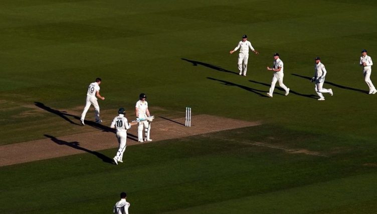 Steve Smith out Chris Woakes England Australia Ashes PA