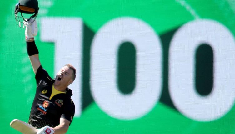David Warner hundred Australia Sri Lanka PA