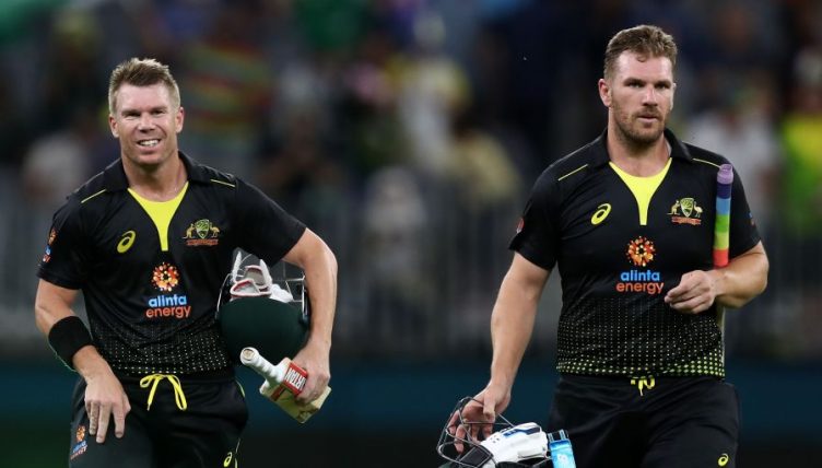David Warner Aaron Finch Australia Pakistan T20 PA