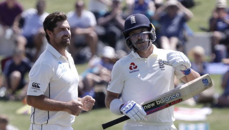 Rory Burns out England New Zealand PA