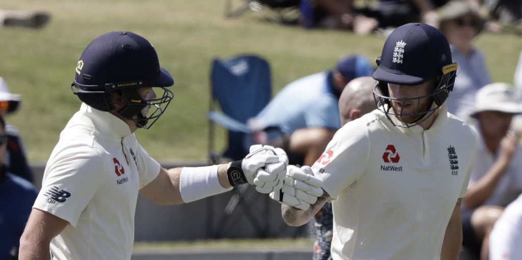 Ollie Pope Ben Stokes England New Zealand first Test day two