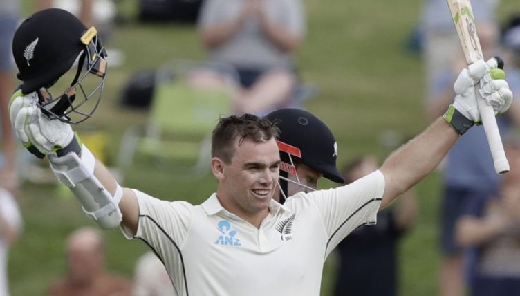Tom Latham 100 New Zealand England PA