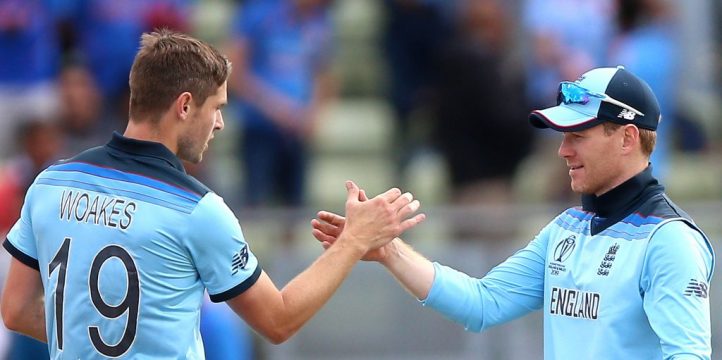 Chris Woakes Eoin Morgan England PA