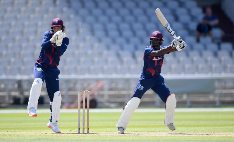 Shamarh Brooks made 66 not out