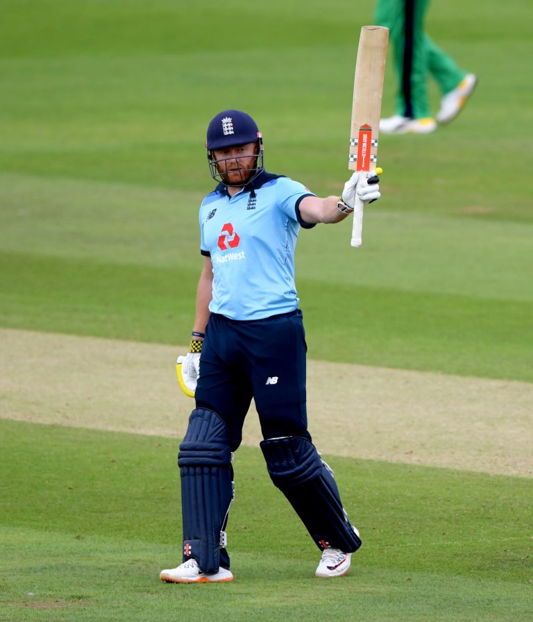 Jonny Bairstow equalled the fastest ODI half-century by an England player