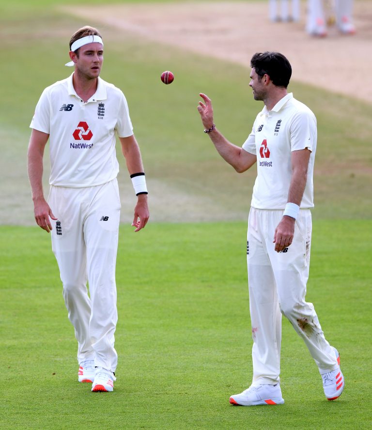 Stuart Broad (left) and James Anderson (right) hit new heights this year.