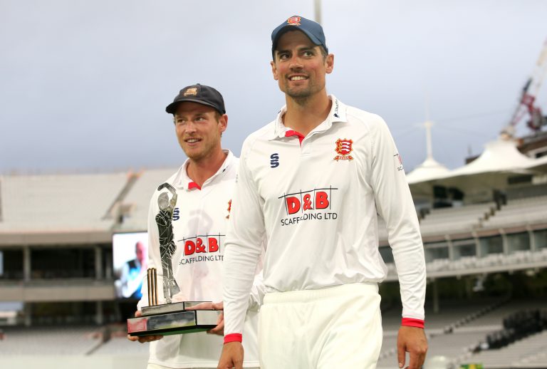 Sir Alastair Cook played a key role in Essex winning the Bob Willis Trophy Final at Lord's