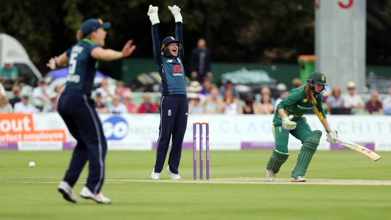 Taylor (centre) retired from international cricket in 2019 (Gareth Fuller/PA).