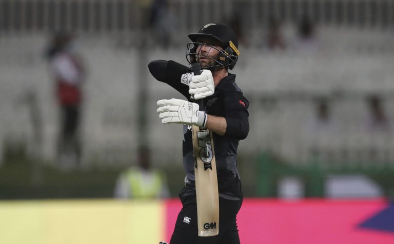 New Zealand's Devon Conway is out of Sunday's final (Kamran Jebreili/AP/PA)
