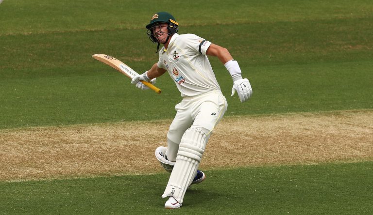 Australia's Marnus Labuschagne posted a hundred