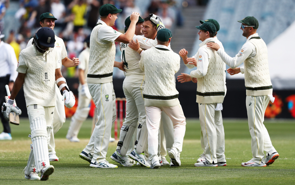 Australia celebrate