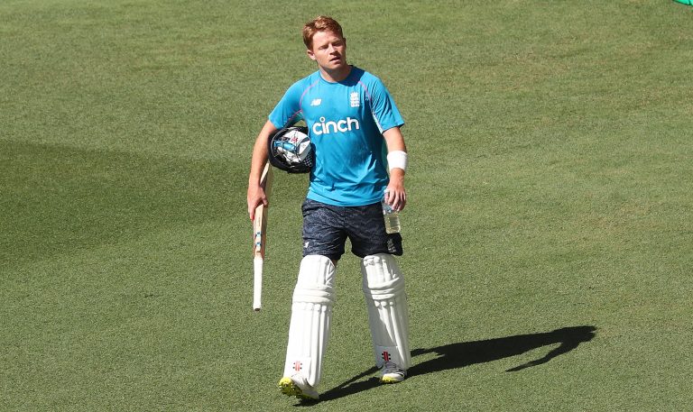 Ollie Pope has had a chastening past 12 months for England (Jason O'Brien/PA)