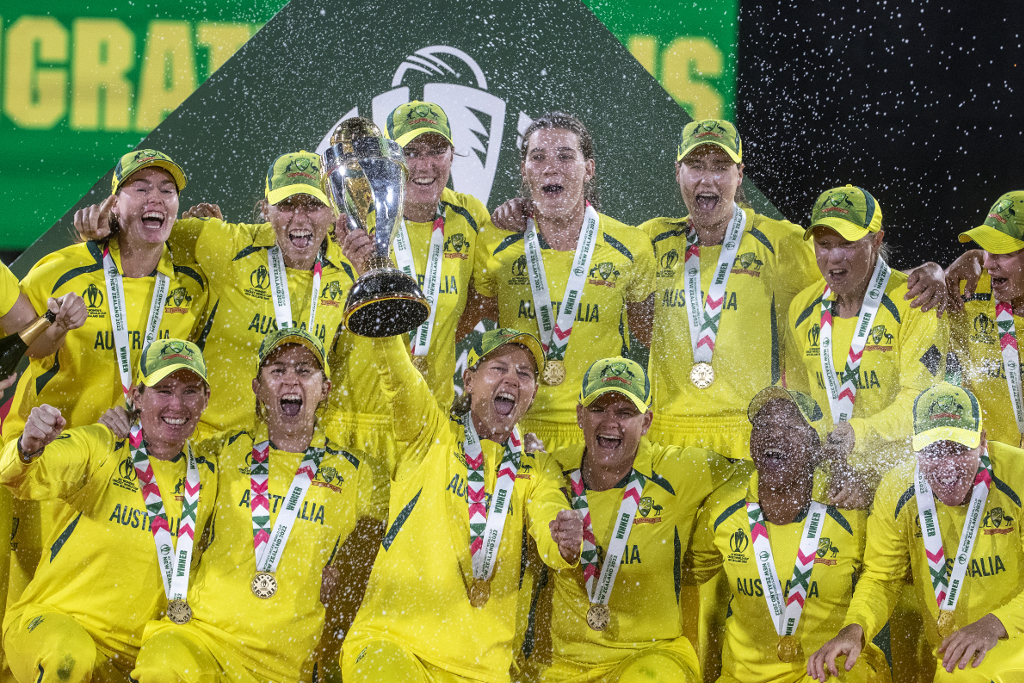Australia celebrate