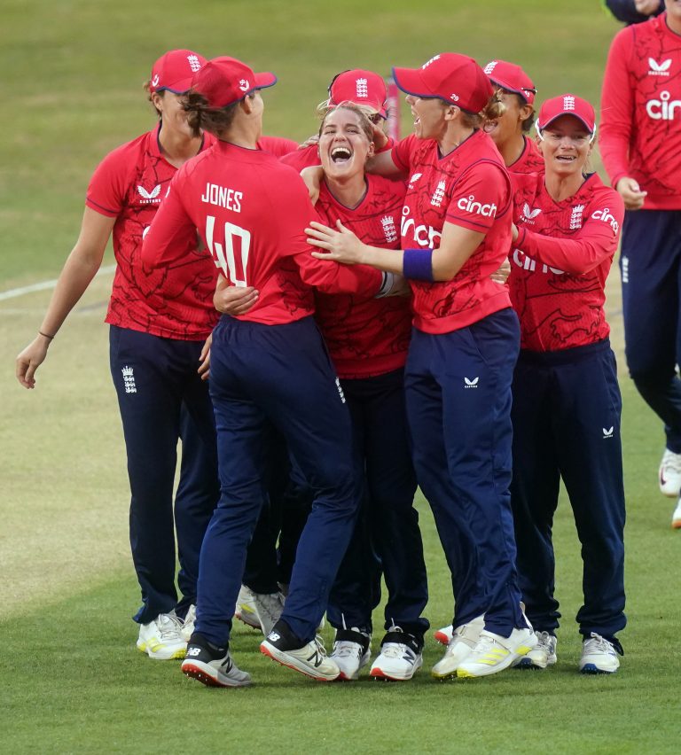 England celebrate