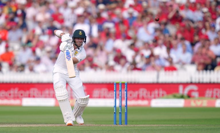 Sarel Erwee hit 73 from 146 against England