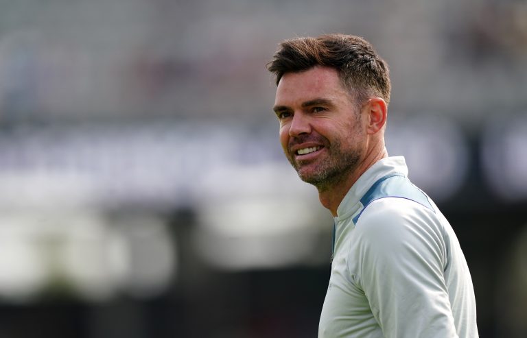 James Anderson smiles