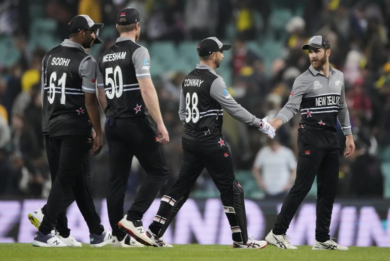 New Zealand defeated Australia on Saturday (Rick Rycroft/AP)