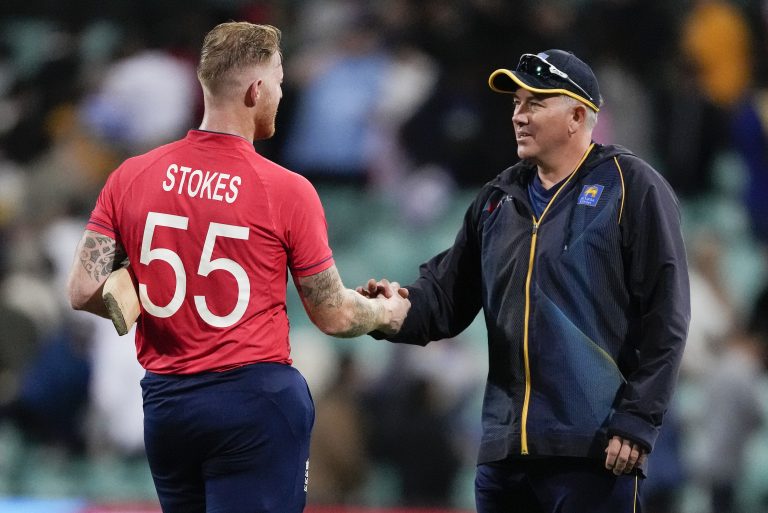 Chris Silverwood, right, tipped Stokes to star in the remainder of the T20 World Cup (Rick Rycroft/AP)