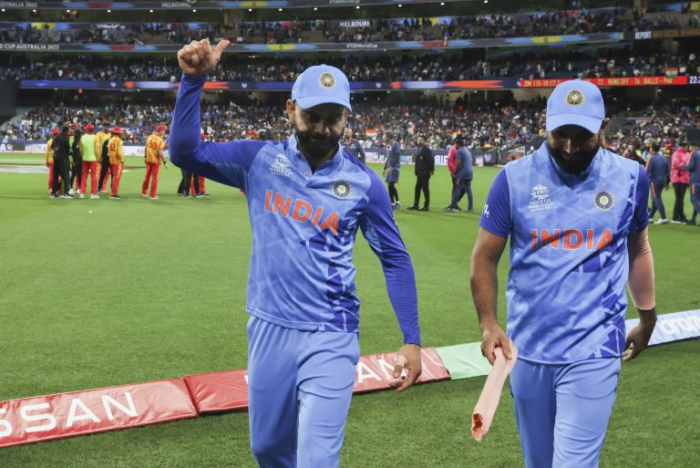 India topped their Super 12s group (Asanka Brendon Ratnayake/AP)