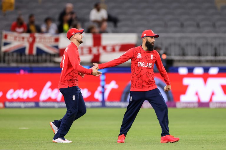 Moeen Ali, right, feels a clash against India could help England hit their stride (PA)