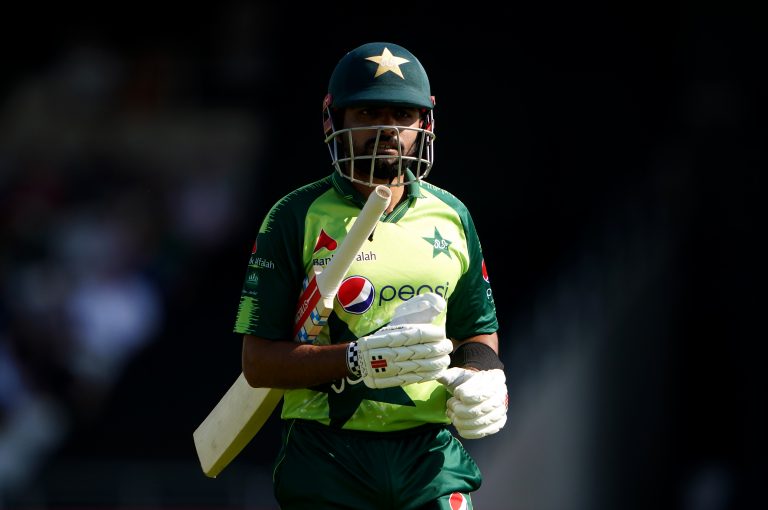 Babar Azam has made just 39 runs in five innings at the T20 World Cup (Zac Goodwin/PA)
