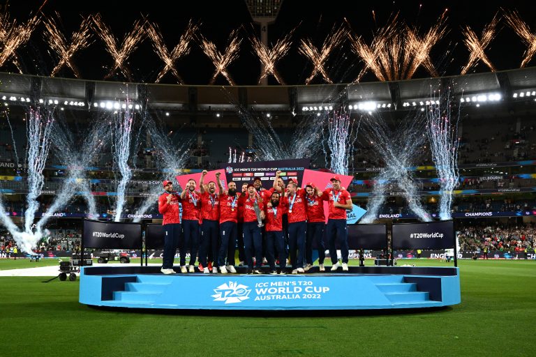 England won the T20 World Cup in Australia (PA)
