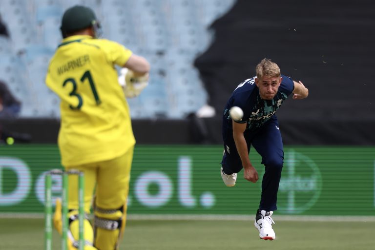 Olly Stone, right, recovered to take four wickets