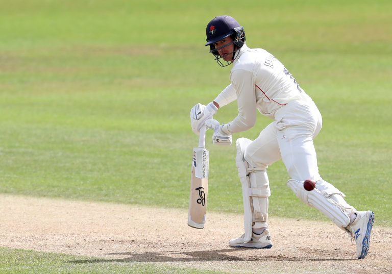 Keaton Jennings in action for Lancashire