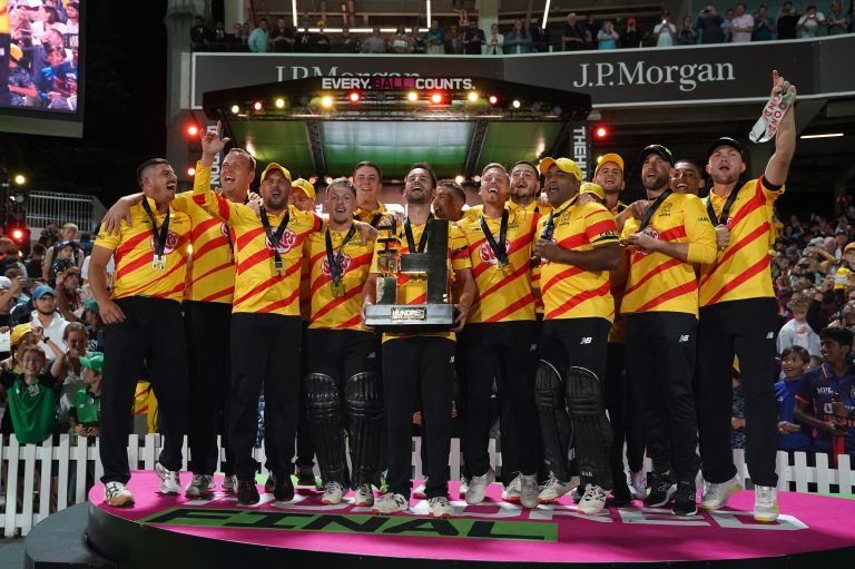 Trent Rockets won the men's Hundred final in September 