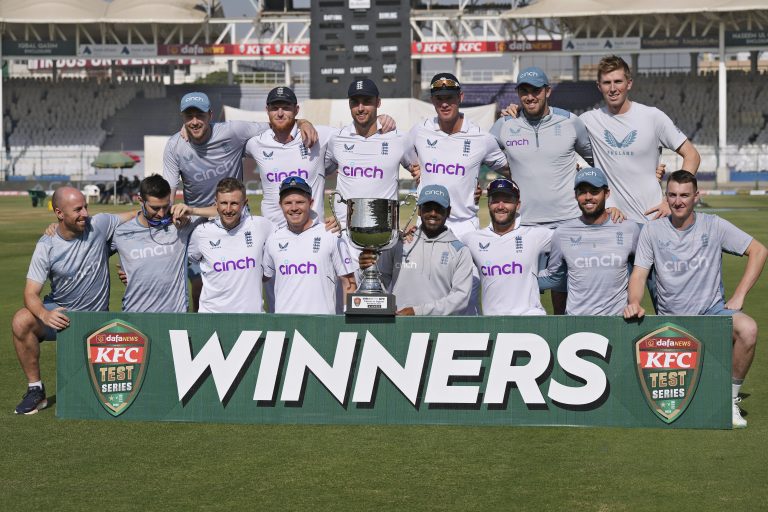 England celebrate