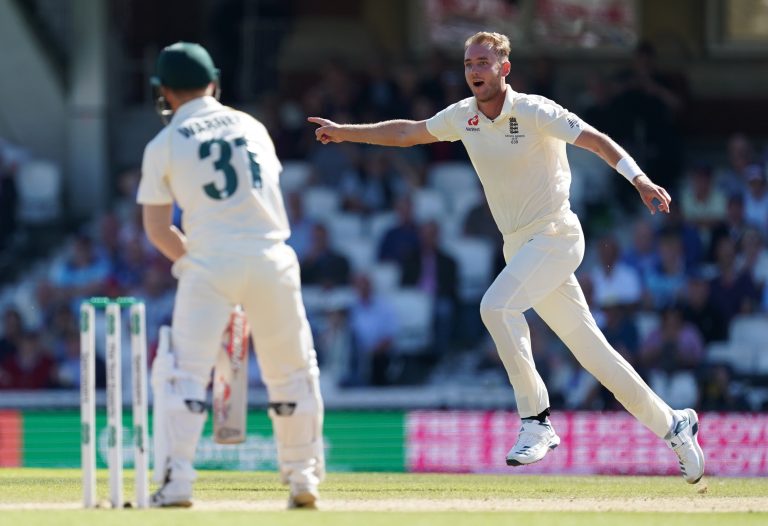 Stuart Broad, right, dismissed David Warner seven times during the 2019 Ashes (John Walton/PA)