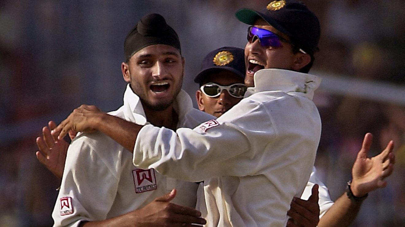 India celebrate in Test cricket