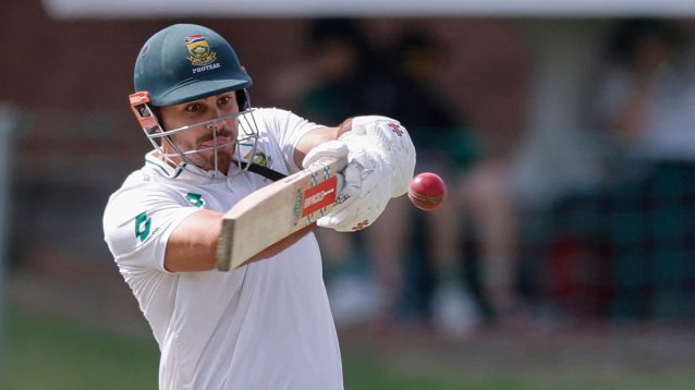 David Bedingham bats in Test cricket