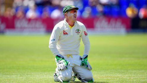 Brad Haddin keeps wicket for Australia in Test cricket