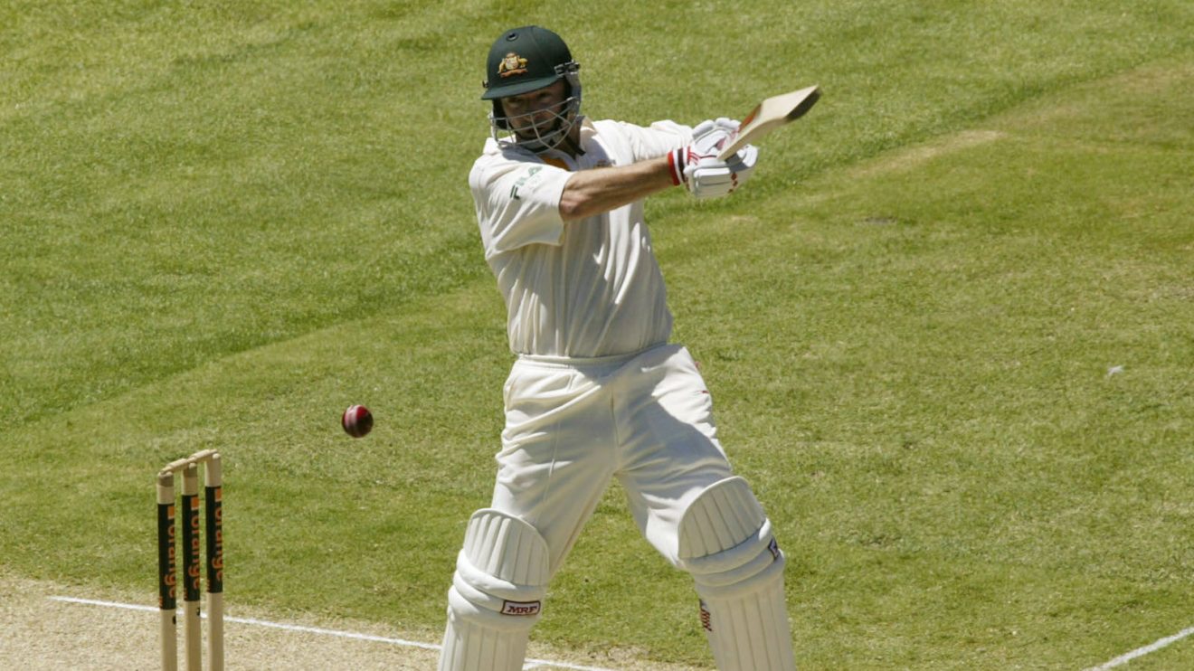 Steve Waugh bats in cricket