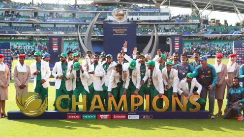 Pakistan won the previous Champions Trophy